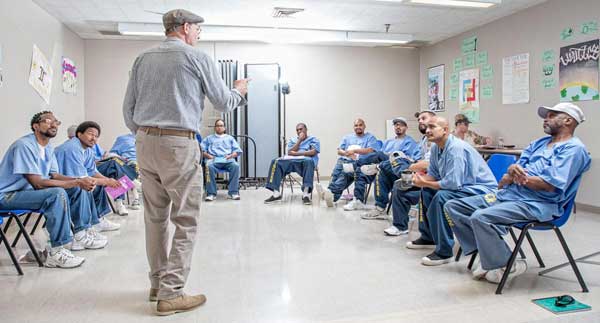 A graduation at Substance Abuse Treatment Facility (SATF) Corcoran